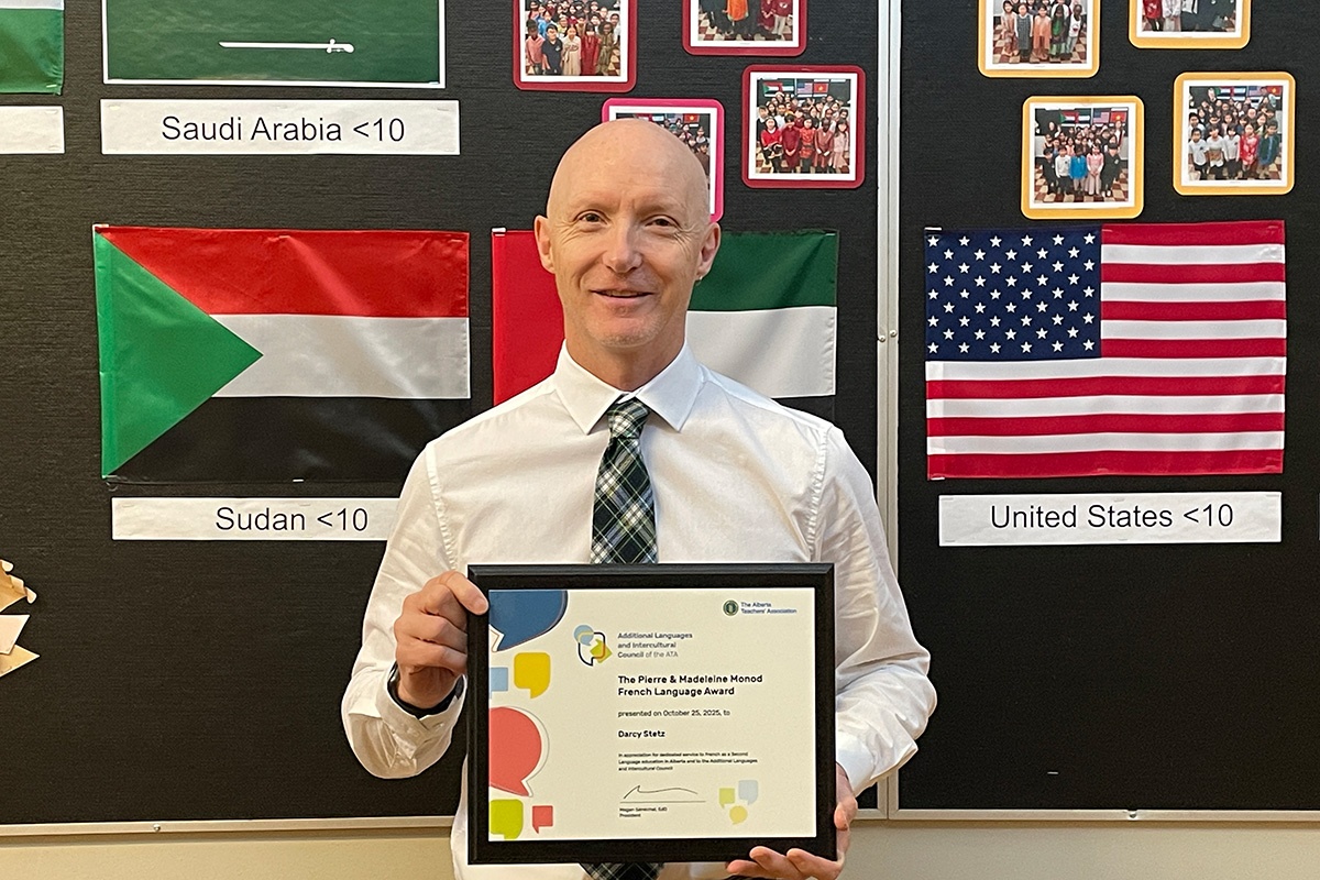 Colonel Sanders School, Mr Stetz, Award